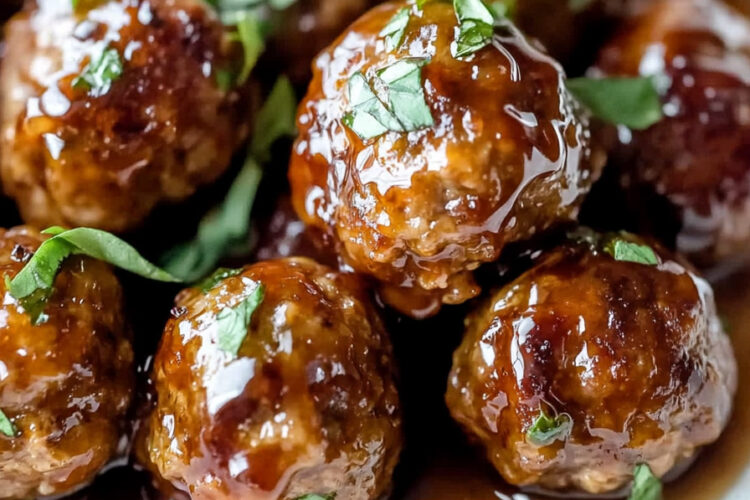 AIP Honey Garlic Meatballs