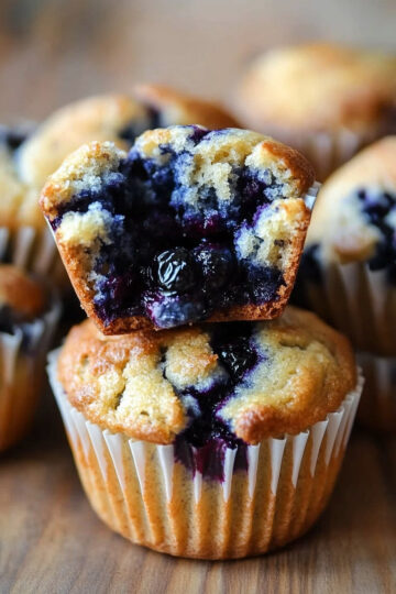 AIP Lemon Blueberry Muffins