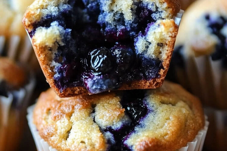 AIP Lemon Blueberry Muffins