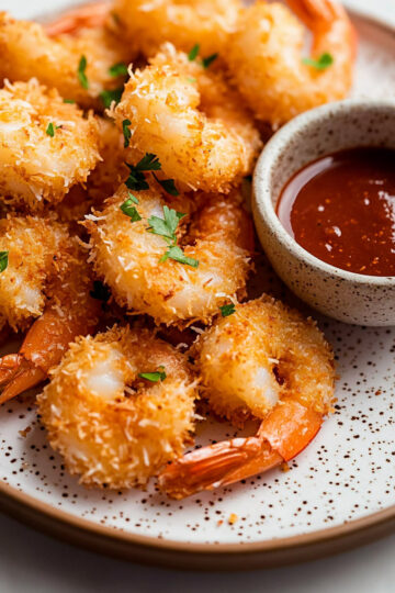 AIP Oven Baked Coconut Shrimp