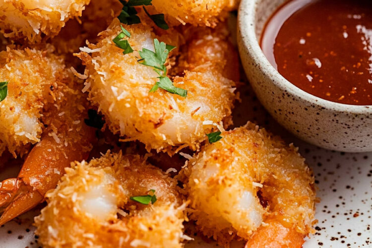 AIP Oven Baked Coconut Shrimp