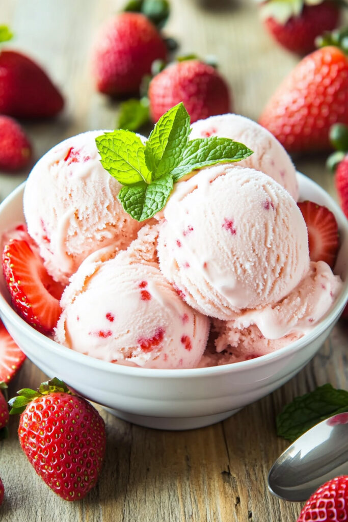 Blender Strawberry Ice Cream Recipe