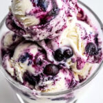 Blueberry Swirl Ice Cream