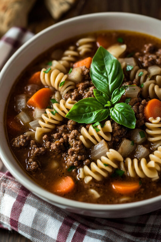 Cooking Method AIP Hamburger Soup