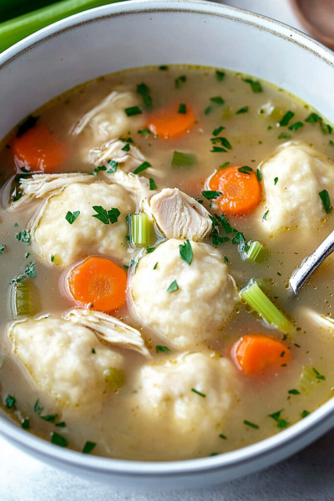 Customize Chicken and Dumpling Soup