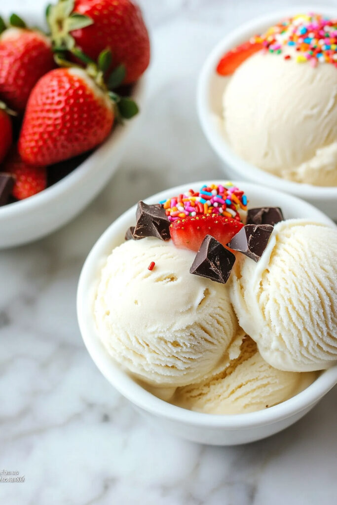 Customize Vanilla Ice Cream