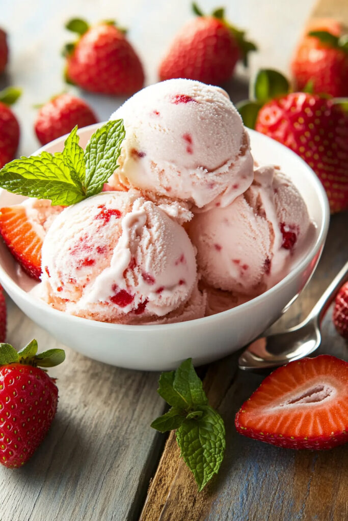 Extra Tips Blender Strawberry Ice Cream