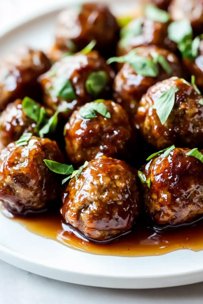 Honey Garlic Meatballs