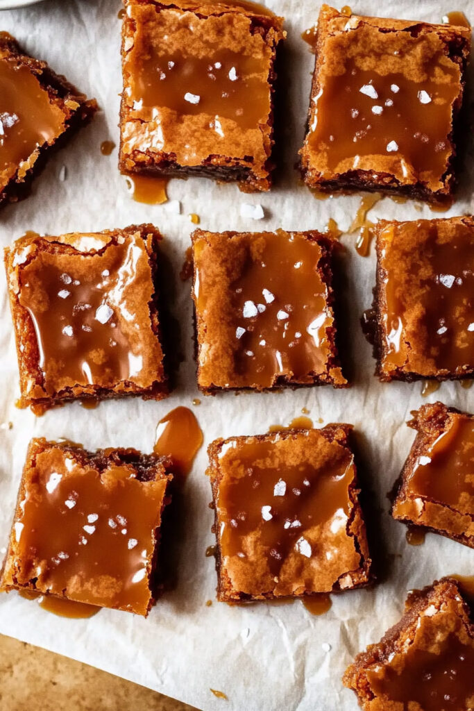 How to Make Aip Salted Caramel Blondies