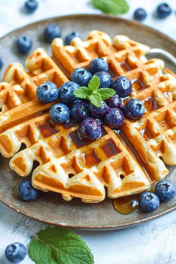 How to Serve AIP Cassava Flour Waffles