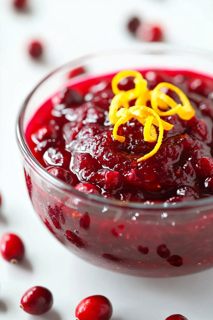 How to Serve AIP Cranberry Sauce