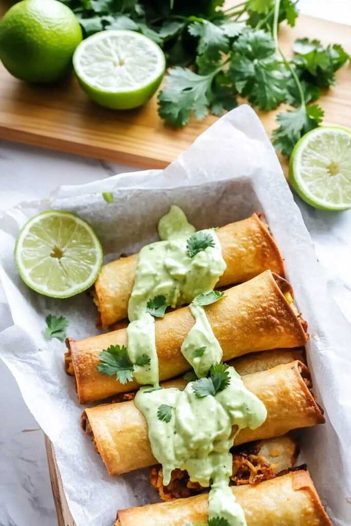 How to Serve Chicken Taquitos