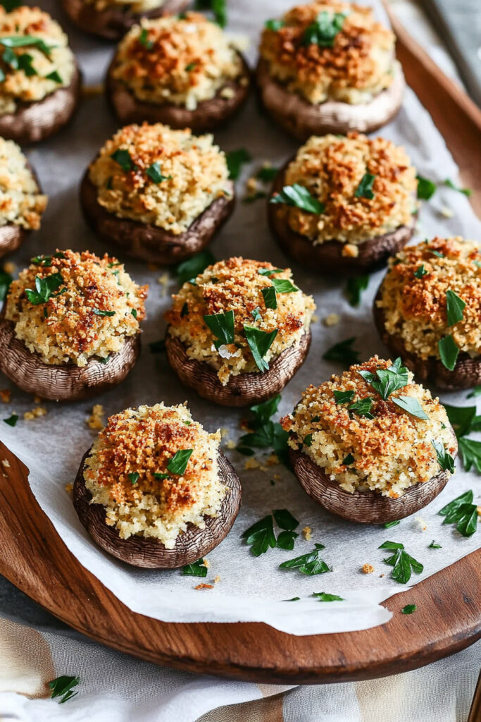 How to Serve Sausage Stuffed Mushrooms