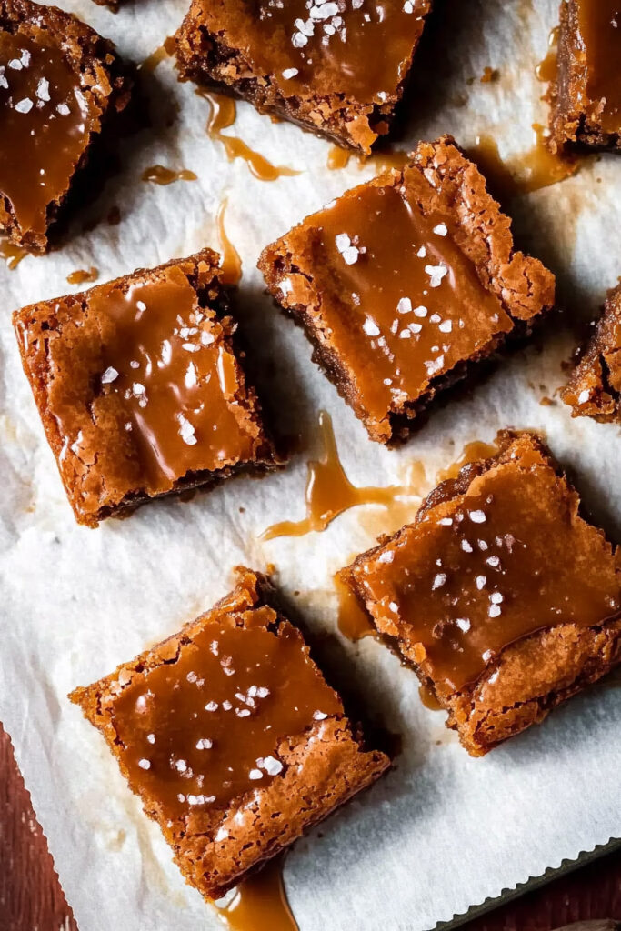 Salted Caramel Blondies