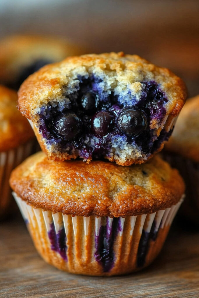 Serve AIP Lemon Blueberry Muffins