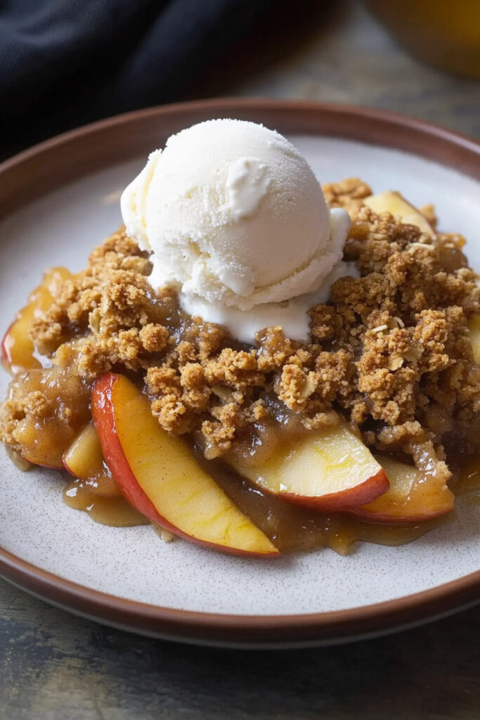 Serving AIP Apple Crisp