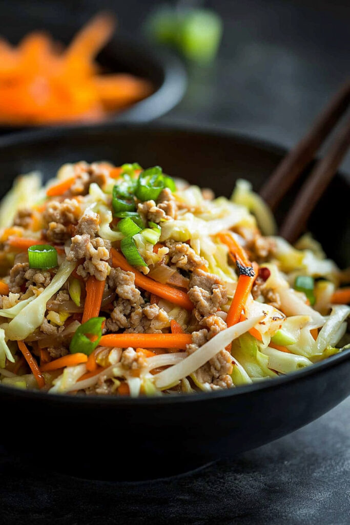 Serve AIP Egg Roll in a Bowl