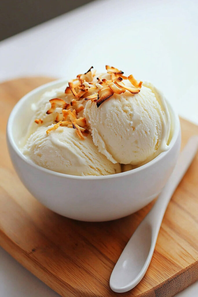 Serving Tips Coconut Milk ICe Cream