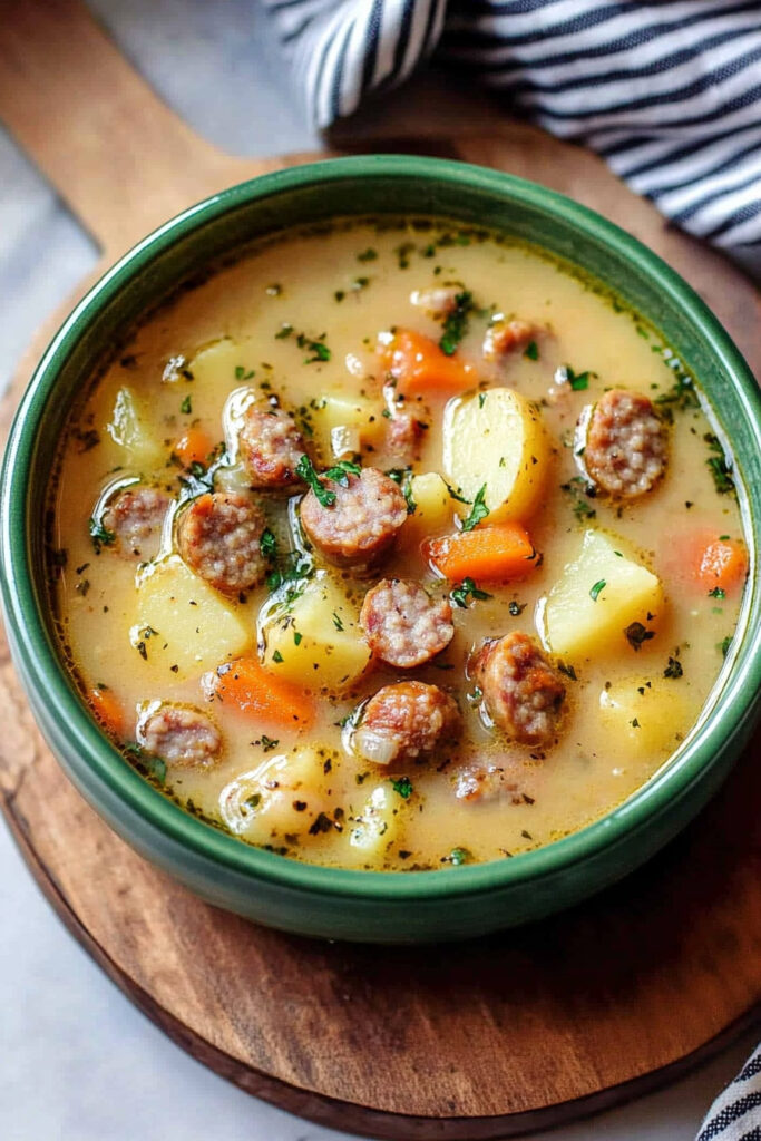 Creamy Sausage Potato Soup Recipe