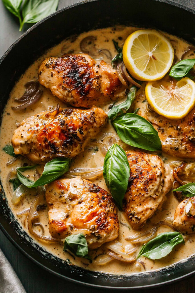 Creamy Skillet Chicken Recipe