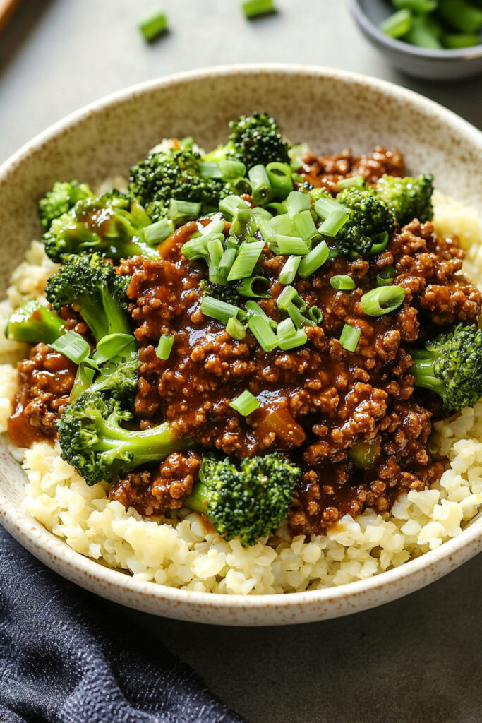 Customize Ground Beef & Broccoli