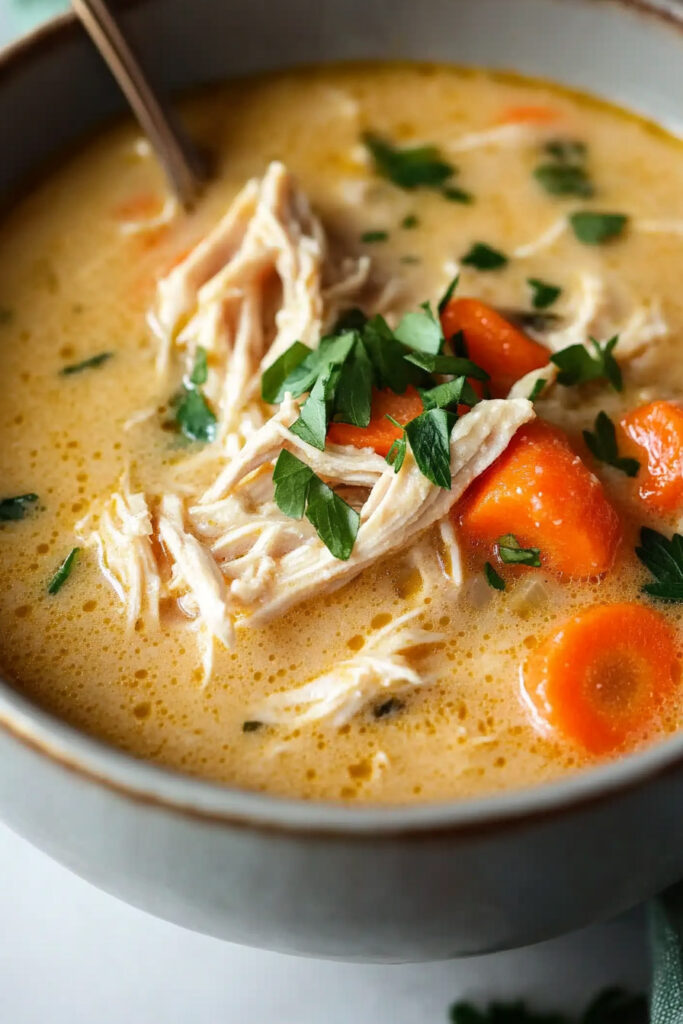 How to Make Creamy Chicken Soup