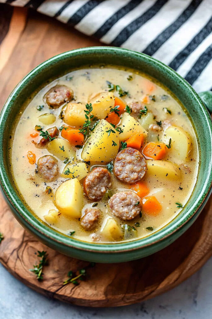 How to Make Creamy Sausage Potato Soup