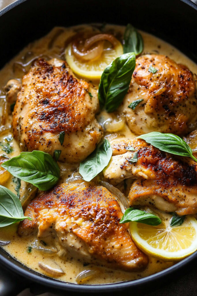 How to Serve Creamy Skillet Chicken