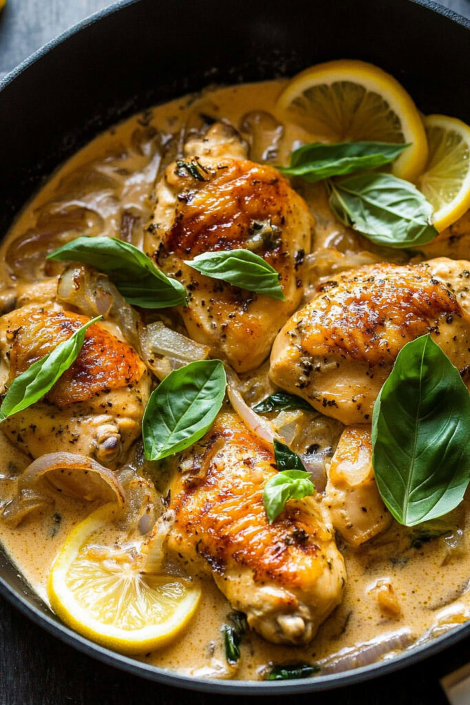 Instructions Creamy Skillet Chicken