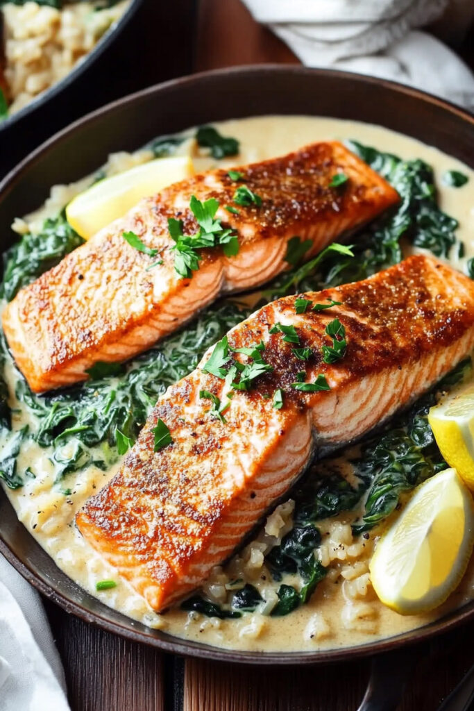 One-Skillet Paleo Dijon Salmon