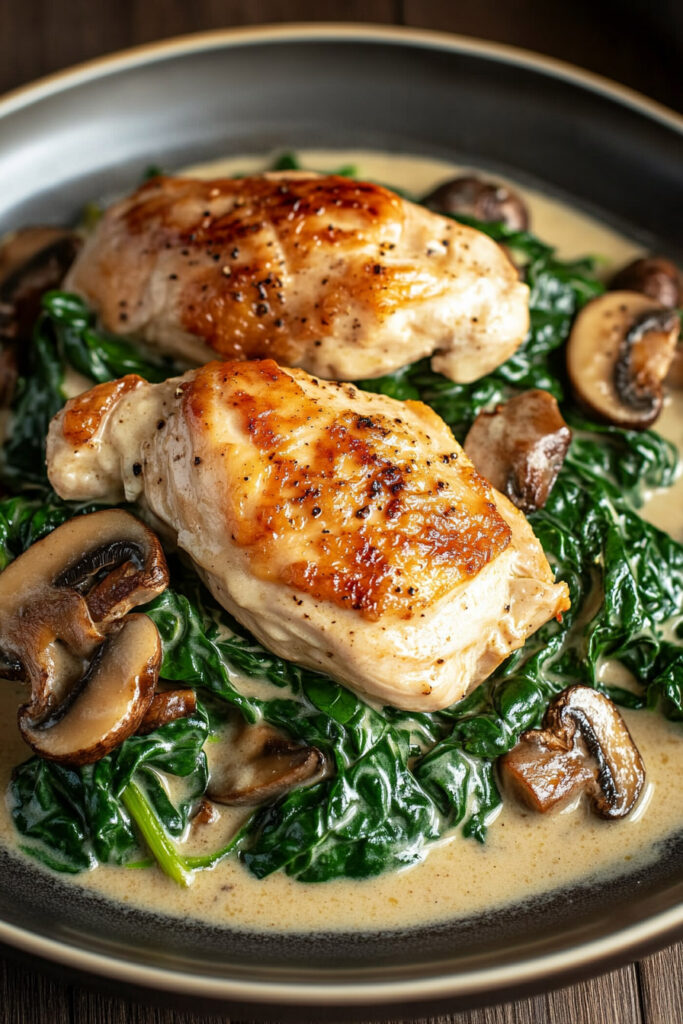 Serving Ideas AIP Chicken Florentine